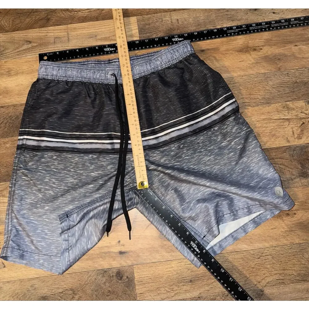 Calvin Klein men’s grey& black swim trunks